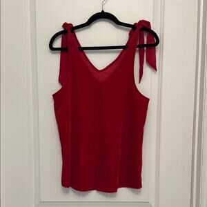 Cupshe Res Sleeveless Tie sleeves Tank Top NWOT